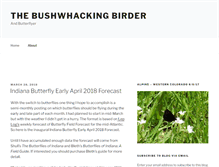 Tablet Screenshot of bushwhackingbirder.com